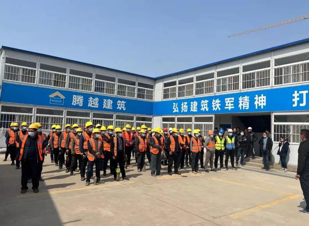 同心战“疫”丨让球线上平台-让球（中国）铁军紧急援建山东淄博方舱医院！
